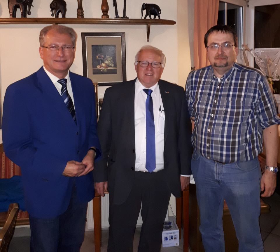 (vlnr) Dr. Markus Bachen, Martin Fölix, Aristide Reidel (vlnr) Dr. Markus Bachen, Martin Fölix, Aristide Reidel